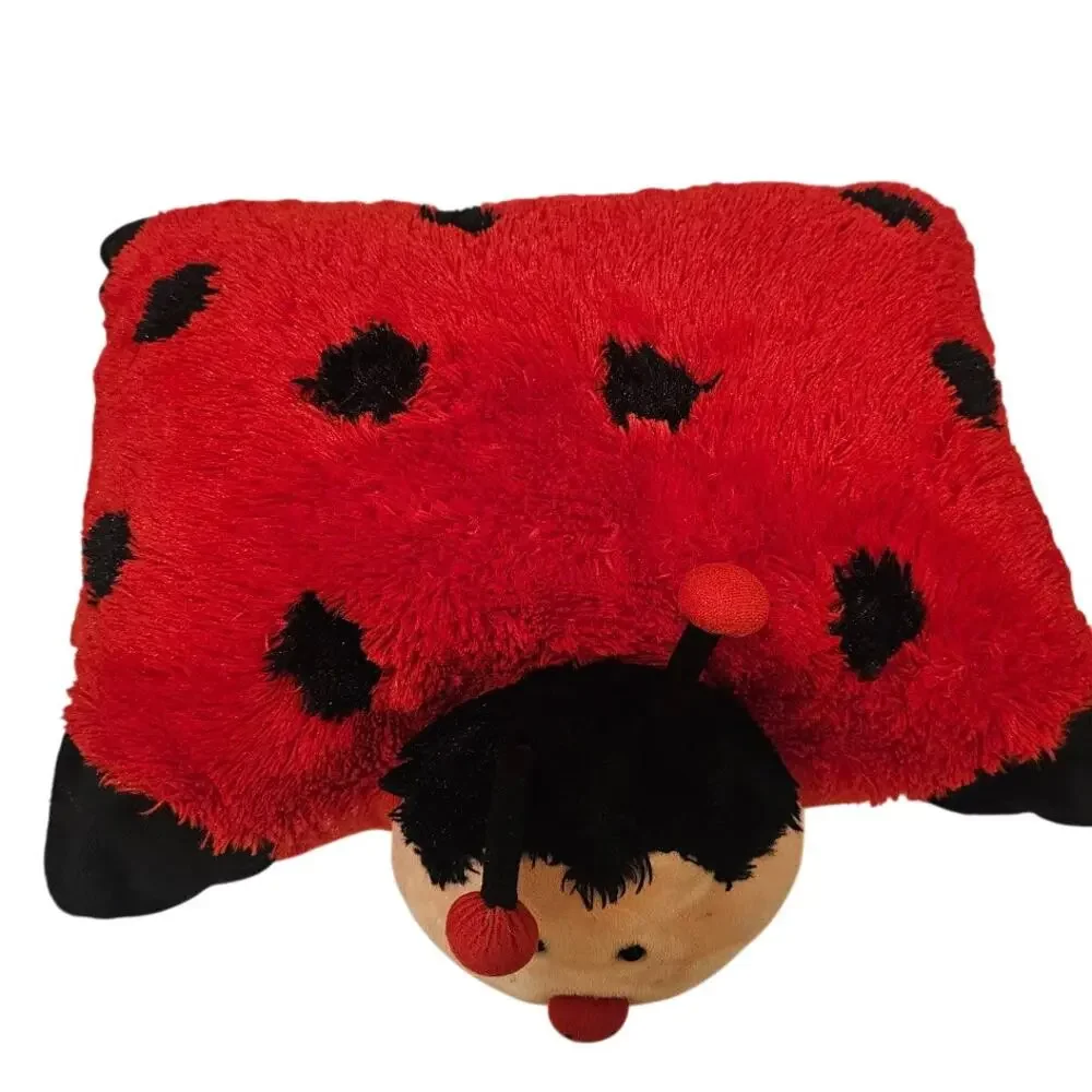 Pillow Pets Ms Lady Bug Red Plush 2010 Retro